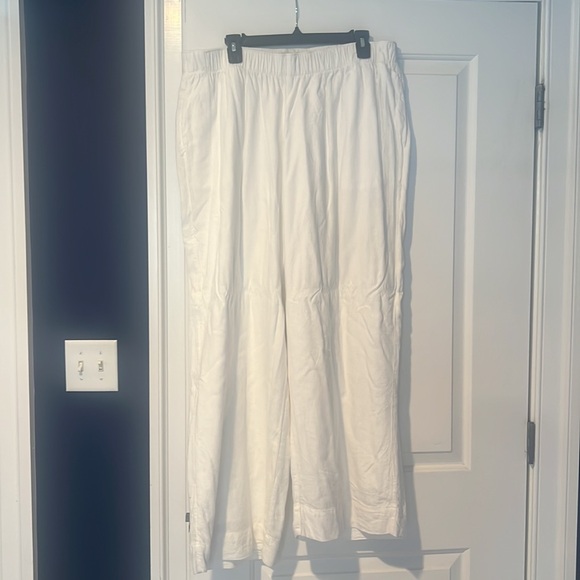 Abercrombie Linen Blend Pull On Pants XLR - Picture 2 of 3